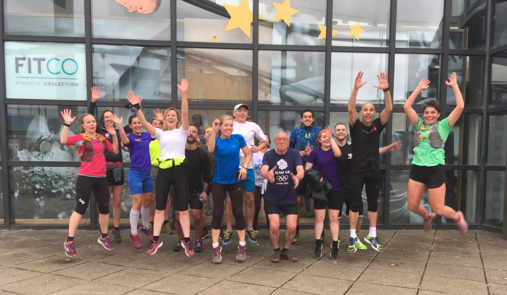 theoutdoorcity's tweet photo. Thanks to this awesome bunch who did not one but TWO Run Routes this lunchtime! Inspired? Find your nearest route >> https://t.co/azJL9cDZsG https://t.co/OtmhqSFVGj