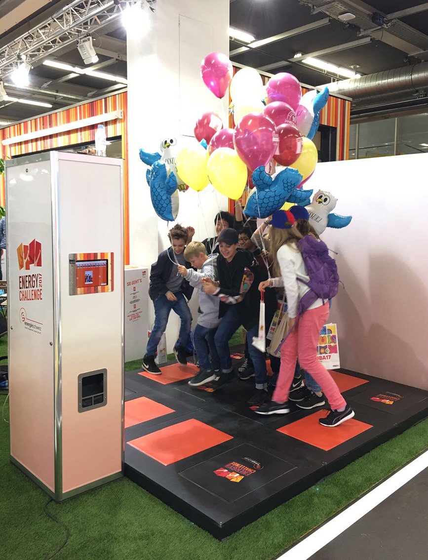 BoothnationUK's tweet image. Colourful activity in our innovative @Pavegen powered PhotoPod @ #EnergyChallenge 2017 in #Basel #pavegen #eventtech #cleantech #sustainable