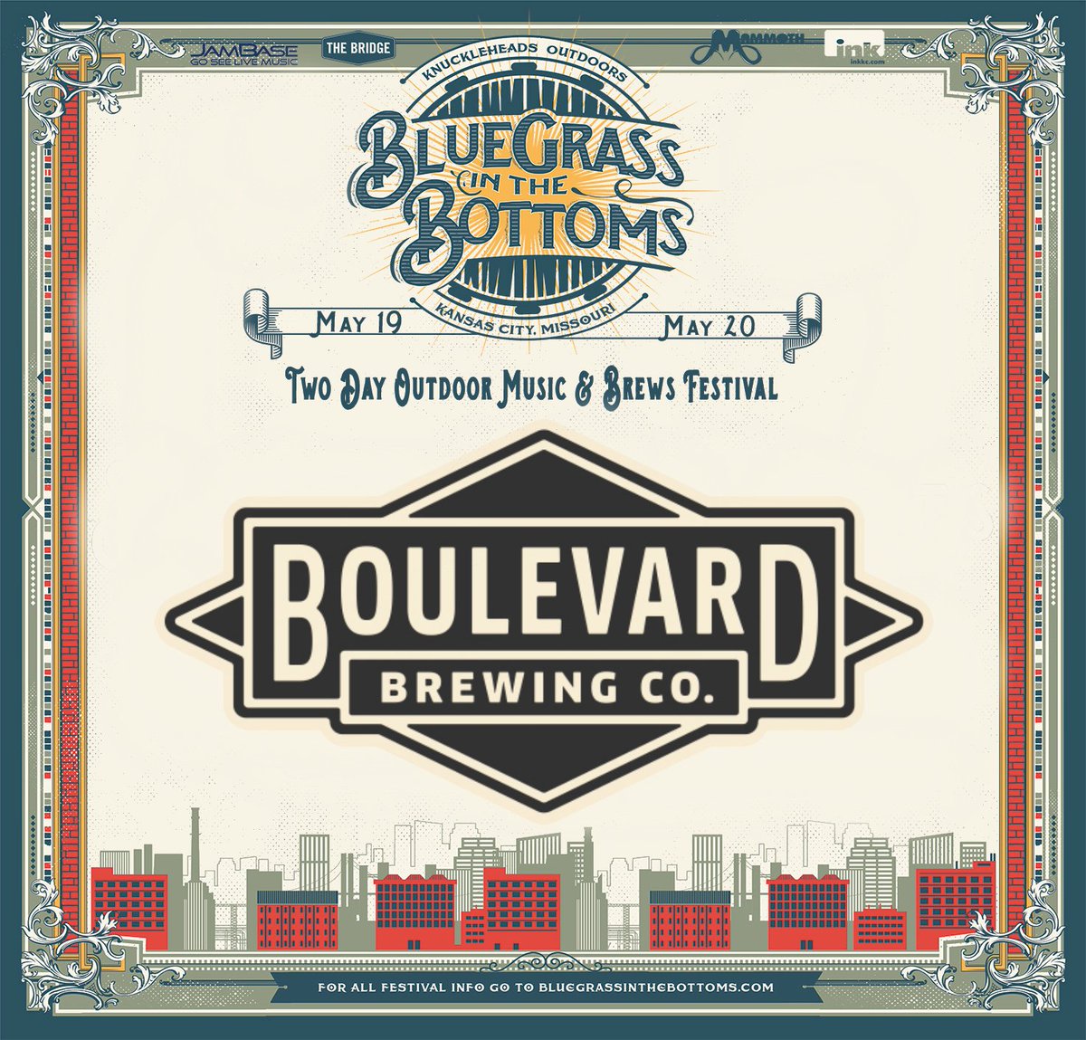 Boulevard_Beer's tweet photo. We’re a proud sponsor of this year’s Bluegrass In The Bottoms @Knuckleheadskc! RT for a chance to win a pair of tix!
https://t.co/IhNkRstqOY https://t.co/WBP0x8WFfR