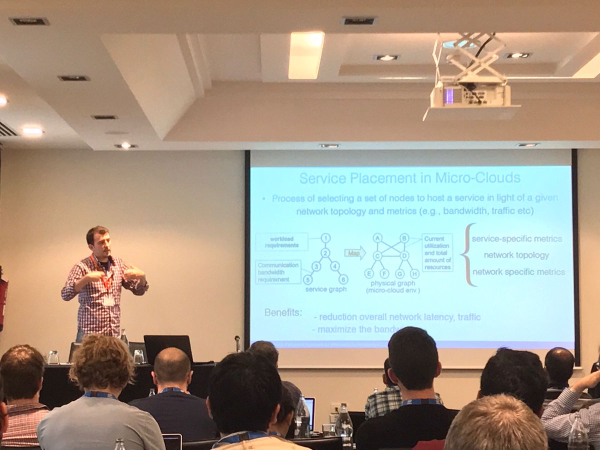 MennanSelimi's tweet image. Last conference presentation for the PhD #CCGRID2017 #Madrid #ServicePlacement  #MicroClouds