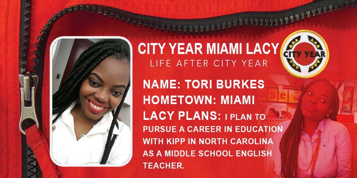 NMSHS_CityYear's tweet photo. We’re preparing to end our service. The light of our Team, Ms. Tori will be back in the class for @KIPP teaching middle school English https://t.co/gk8WO8hJyG