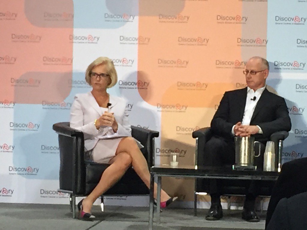 Dr Snowdon talks about importance of scaling Canadian companies to drive #innovation and #value #OCEDiscovery