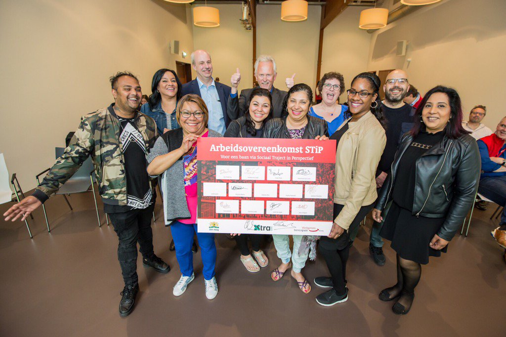 STiP-Tour sluit af met een feestelijke borrel in het STiP-café in het <a href="/StudentHotel/">Student Hotel</a> #WvdA2017 #DHmaaktwerkt