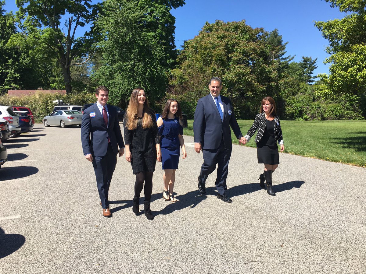 FerTreMar's tweet photo. @RichNegrin and his family just voted. #Rich4DA #PhillyDA https://t.co/DrhZLYVLqH