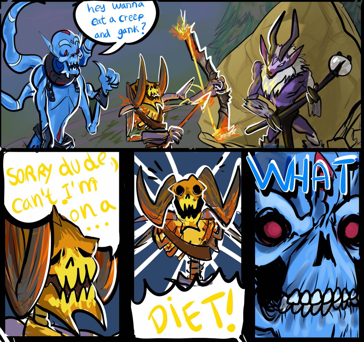 Reddit Dota 2 On Twitter Comic Clinkz 706 Is On A Diet Https