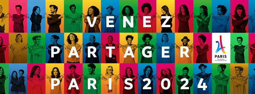 Paris2024's tweet photo. Merci à tous ceux qui partagent #Paris2024 ☺️🙌 Nous voulons tous célébrer en 🇫🇷 des Jeux exceptionnels avec le 🌍 entier  #VenezPartager https://t.co/iozIrmXeMz