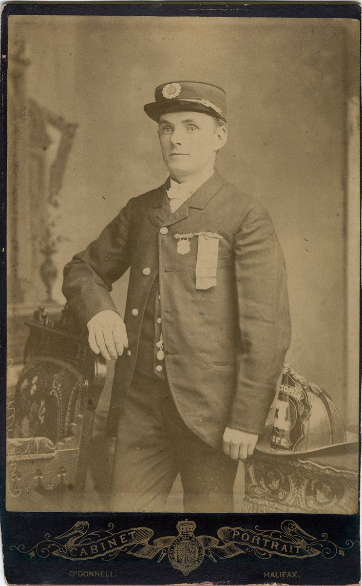 hfxfire's tweet photo. We're trying to identify #Halifax firefighters from the late 1800s. https://t.co/kXMOfRiUeJ archives@halifax.ca #HalifaxArchives https://t.co/TMsxb89nOL