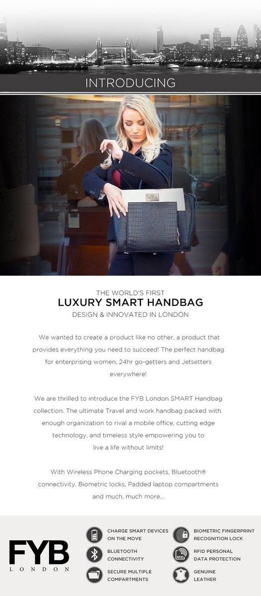 PromotingBox's tweet image. orlds SMARTEST Handbag on Kickstarter - check it kickstarter.com/projects/follo…
