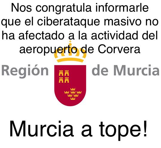 tramadeCorvera's tweet photo. @PlataformaMJV  @PPRMurcia @PSOE_RM @Ganar_RMur @LolaPodemosEu @CsRegionMurcia @CCOORM @UGTMurcia @CGTAena https://t.co/D6SMAUGFJG