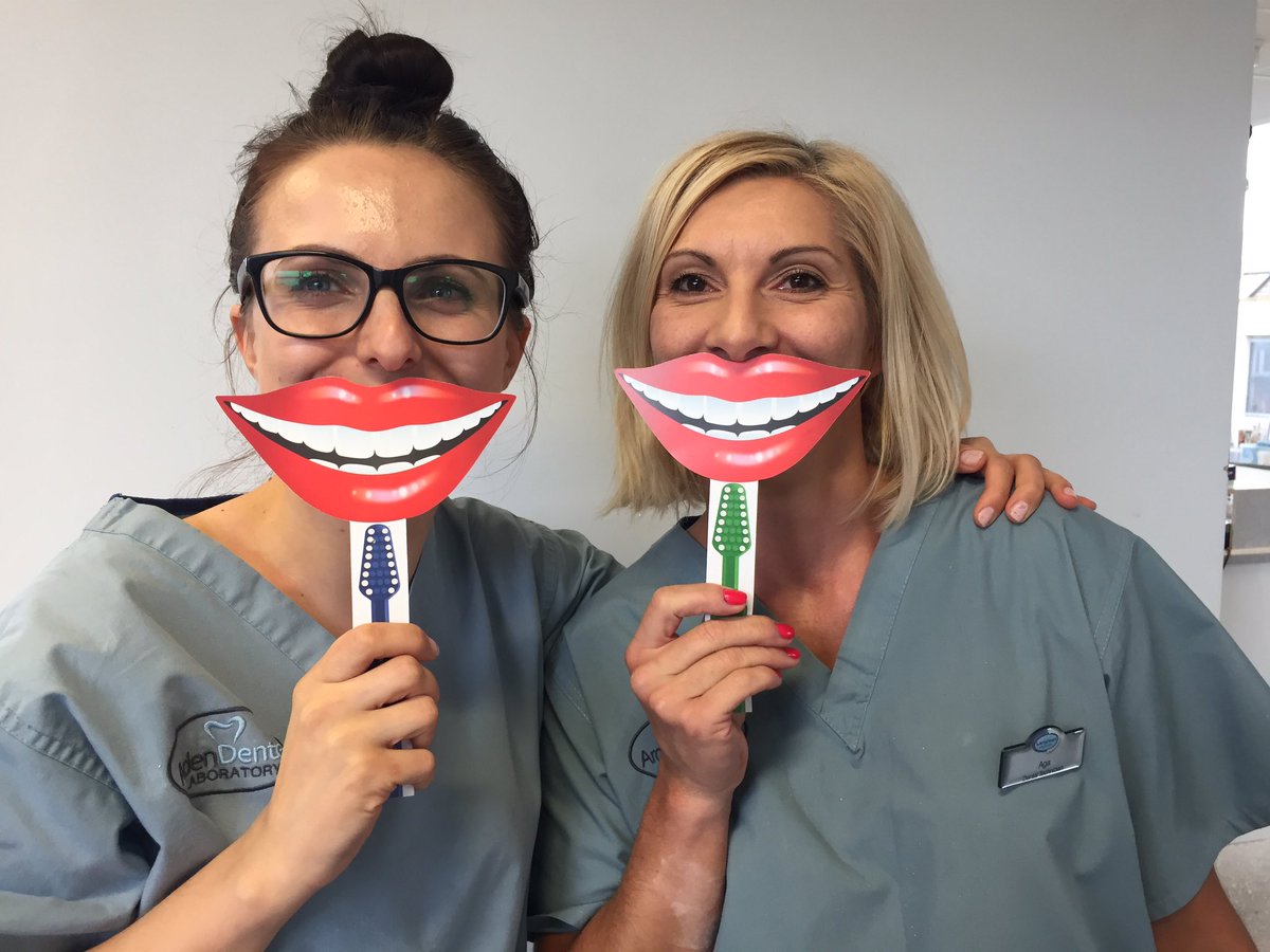 Anna and Aga sharing their smiles for  National Smile Month #smilemonth #mysmileselfie