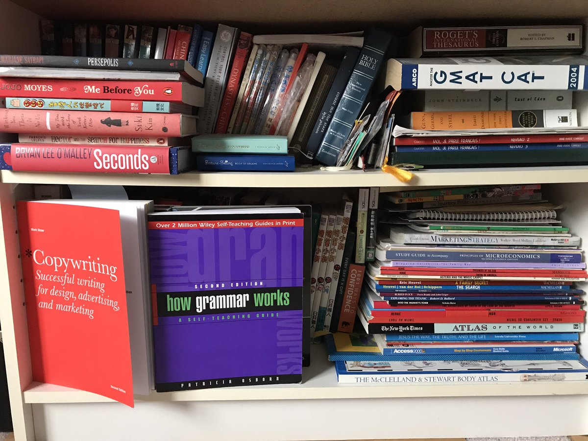 lojoyce1's tweet photo. Here's my #Shelfie @McD_Canada @FirstBookCanada #OwnABookGiveABook https://t.co/APeQDwnYQX