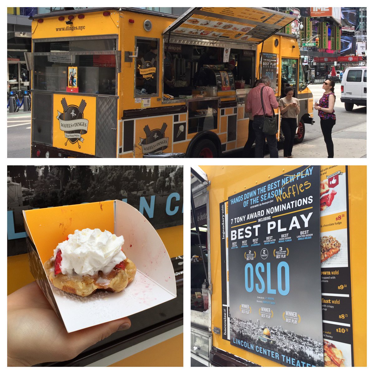 The <a href="/OsloBway/">Oslo on Broadway</a> waffle truck is up and running at <a href="/TheBwayLeague/">the bway league</a> #LeagueSRC! #SRC2017 #WaffleDiplomacy
