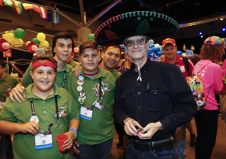 Here's the photo of Dean Kamen in a sombrero you didn't know you needed.