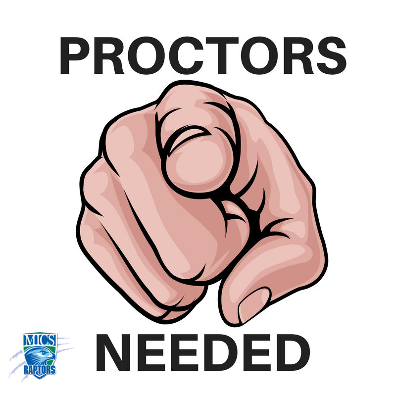 MICSRaptors's tweet photo. It's Proctoring Time! (...and who doesn't love to proctor?!)
To sign up and complete the brief training online: https://t.co/unWtmad0WX https://t.co/cikbXTXLIT