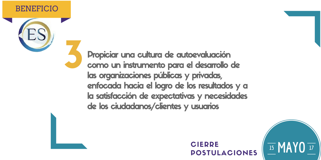 @PremioCalidadSV Propiciar una cultura de Autoevaluación #PremioCalidad #ModelodeExcelencia