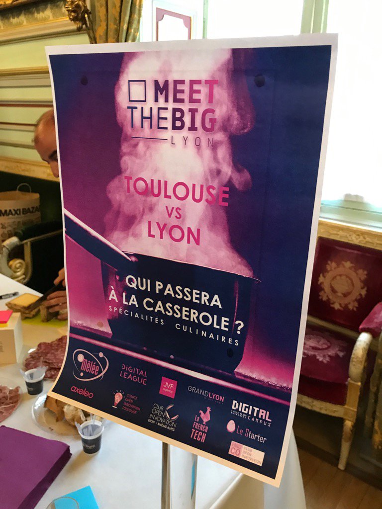 vero_bgs's tweet photo. Toulouse vs Lyon challenge culinaire #MTBLyon @LaMeleeLive https://t.co/L4zGu7OLii
