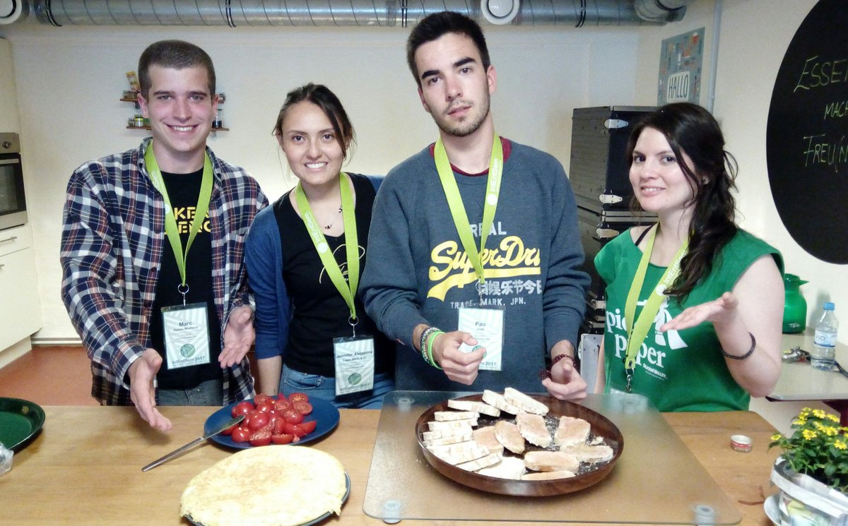 bvilalaia's tweet photo. Spanish Fika! Well done guys! Great Team #teamwork #intentsem @TecnoCampus https://t.co/LDBdKdlzXA