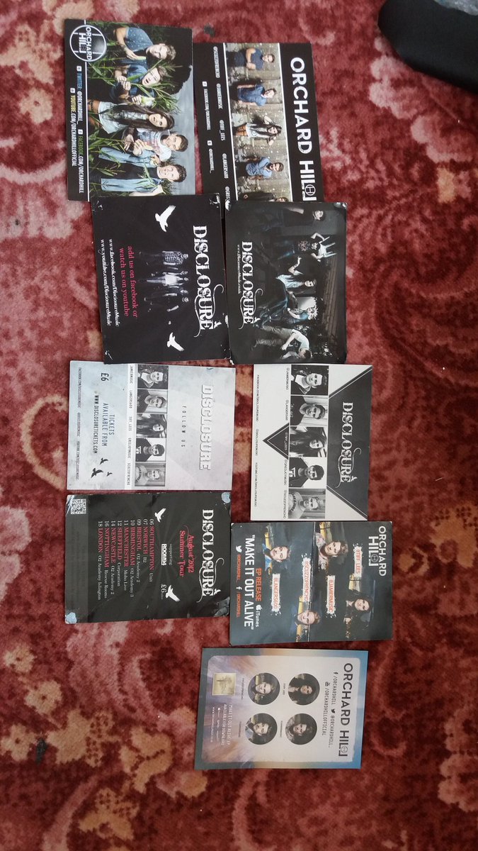 Going through all my leaflets ive gathered over the years, think I've been with <a href="/OrchardHill_/">Orchard Hill</a> for a while