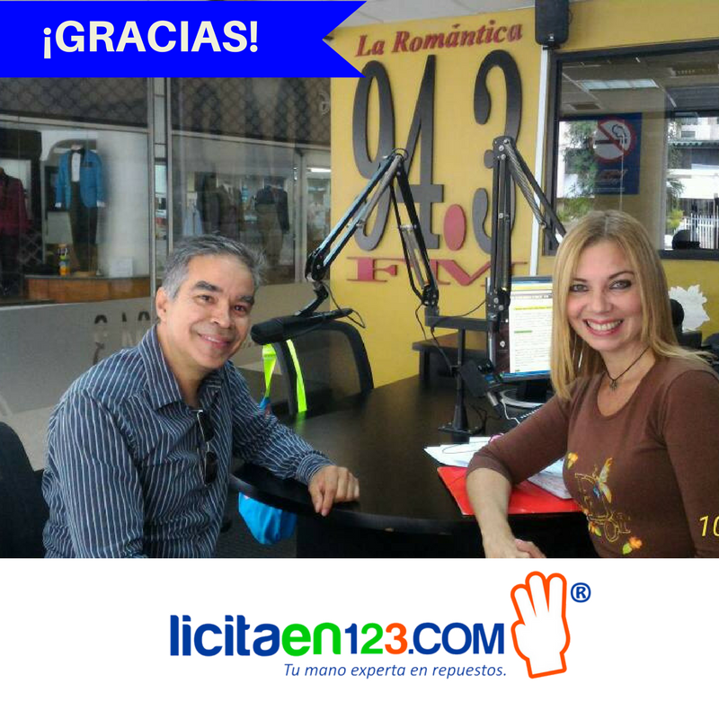 #GiradeMedios #Licitaen123
@943laromantica y <a href="/cynthiatarazon/">Cynthia Tarazon M</a> 
nos abrieron las puertas para difundir nuestro proyecto
¡GRACIAS!