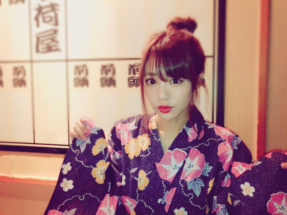 浴衣を着た志田友美の画像