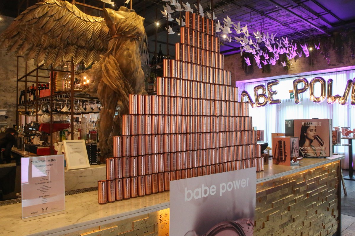 PerScent's tweet image. A fantastic launch event for @Missguided babe power fragrance @MenagerieMCR last week