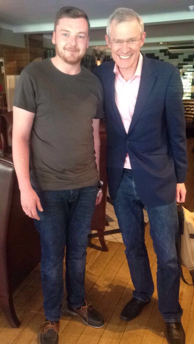 SampnewtonSam's tweet photo. @theJeremyVine broadcasting at the bell 🔔 today! https://t.co/T6o39DkALJ