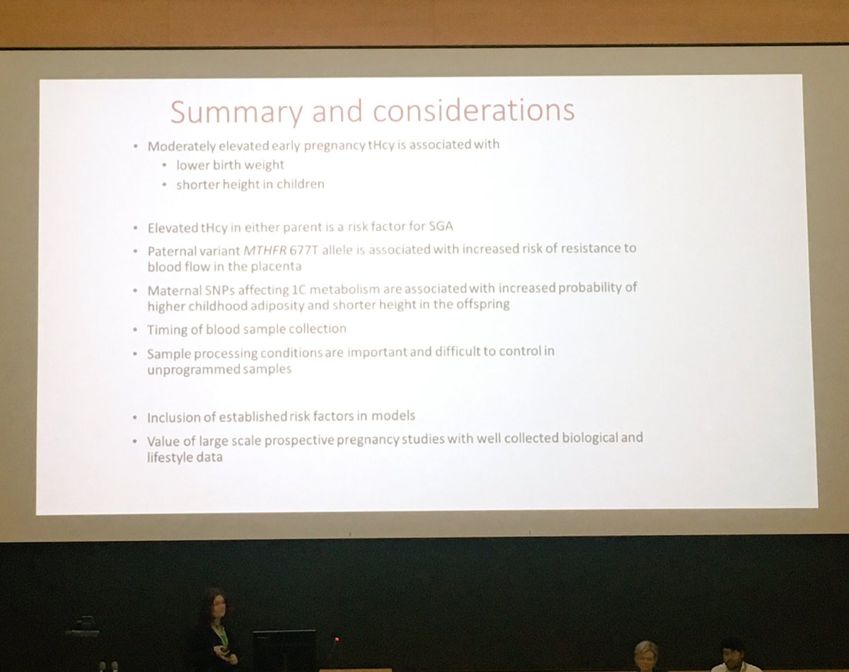 NICHE_ULSTER's tweet photo. Some of the fascinating presentations looking at B-vit status&health outcomes throughout the life cycle at Day 2 #ICHOCM2017 @gemmiitaaa https://t.co/hfMs2IRwJ8