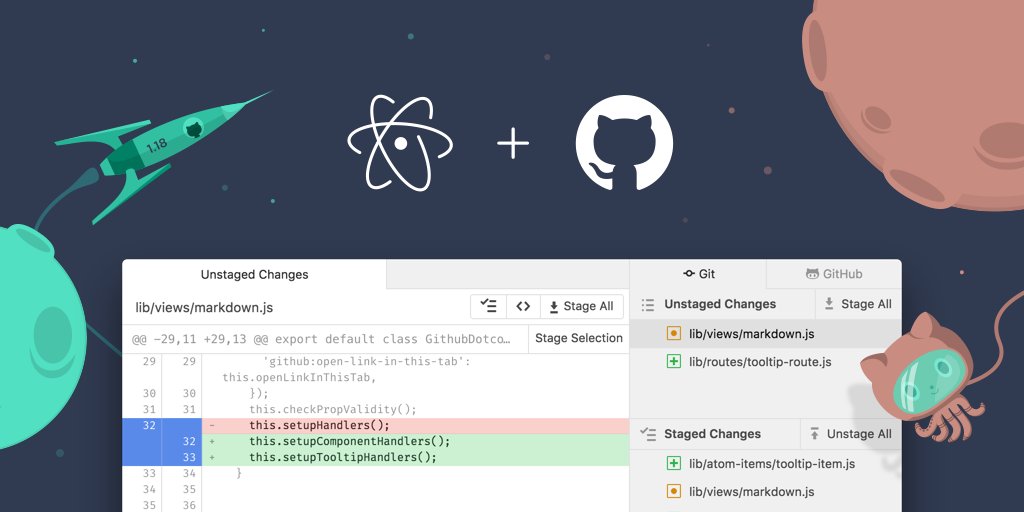 AtomEditor's tweet image. Atom 1.17 and 1.18-beta are out featuring performance improvements, a Docks API, and new Git and GitHub Integration! blog.atom.io/2017/05/16/ato…