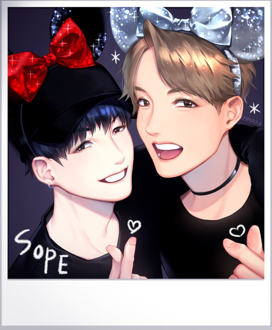 BTS Art Хосок и Чонгук