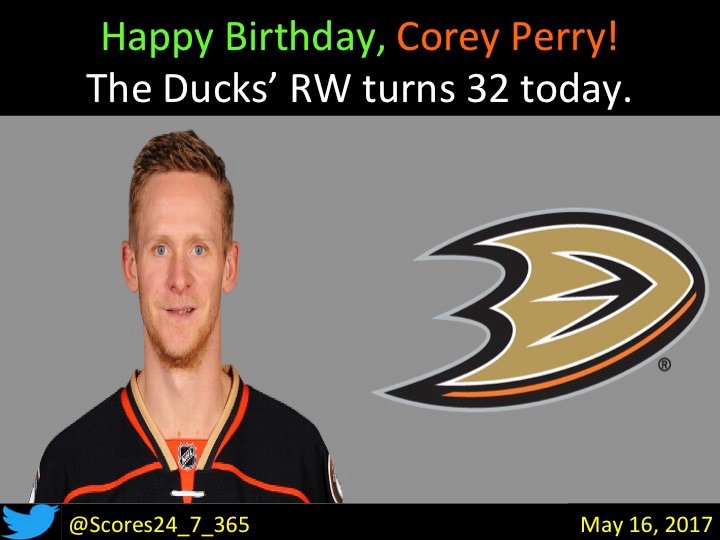  happy birthday Corey Perry! 