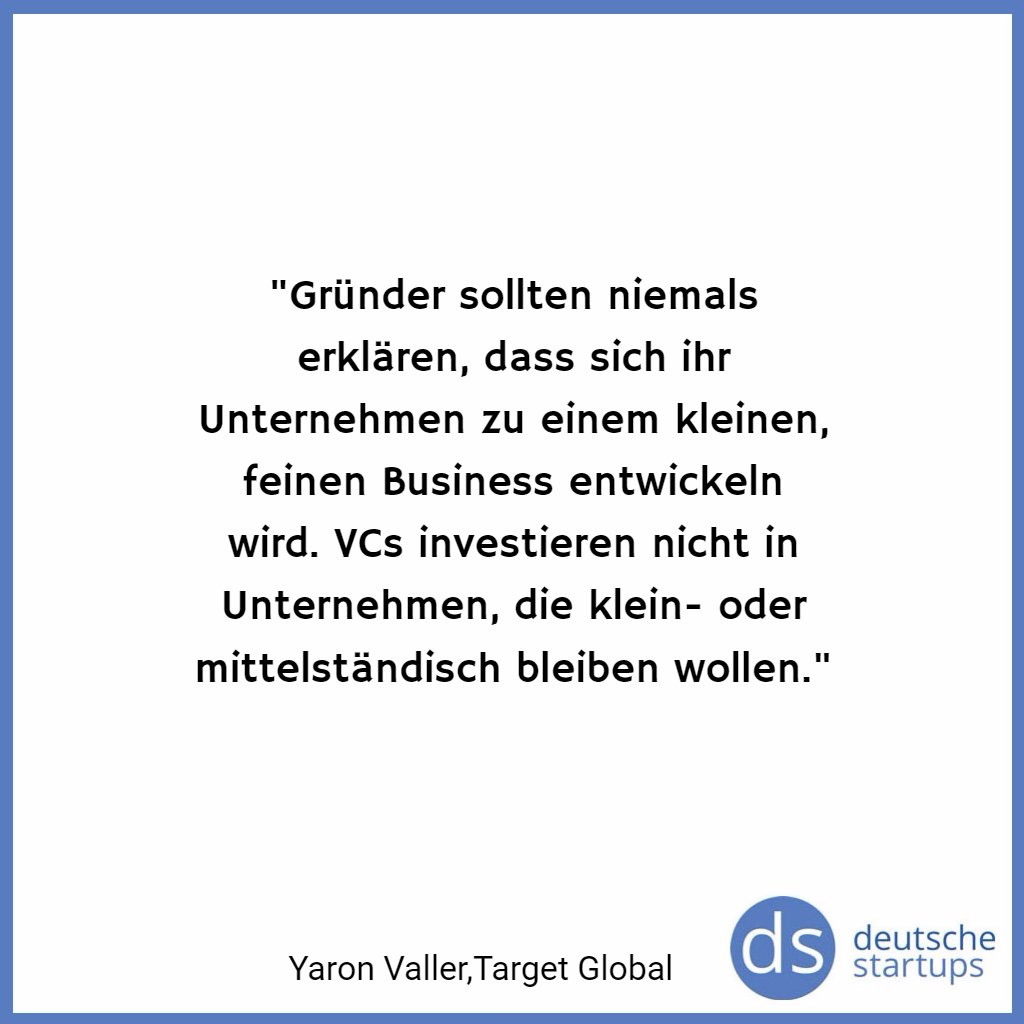 DStartups's tweet image. Diese Woche im #VCInterview: Yaron Valler, General Partner bei Target Global. lnk.al/4nvL
