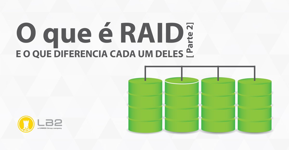 CAMSS_Group's tweet photo. Neste post você entenderá o que são os níveis 3, 4, 5, e 6 e a forma híbrida que une os RAIDs 1 e 0. https://t.co/0TtpwbphDR https://t.co/VQ77RuKpUE