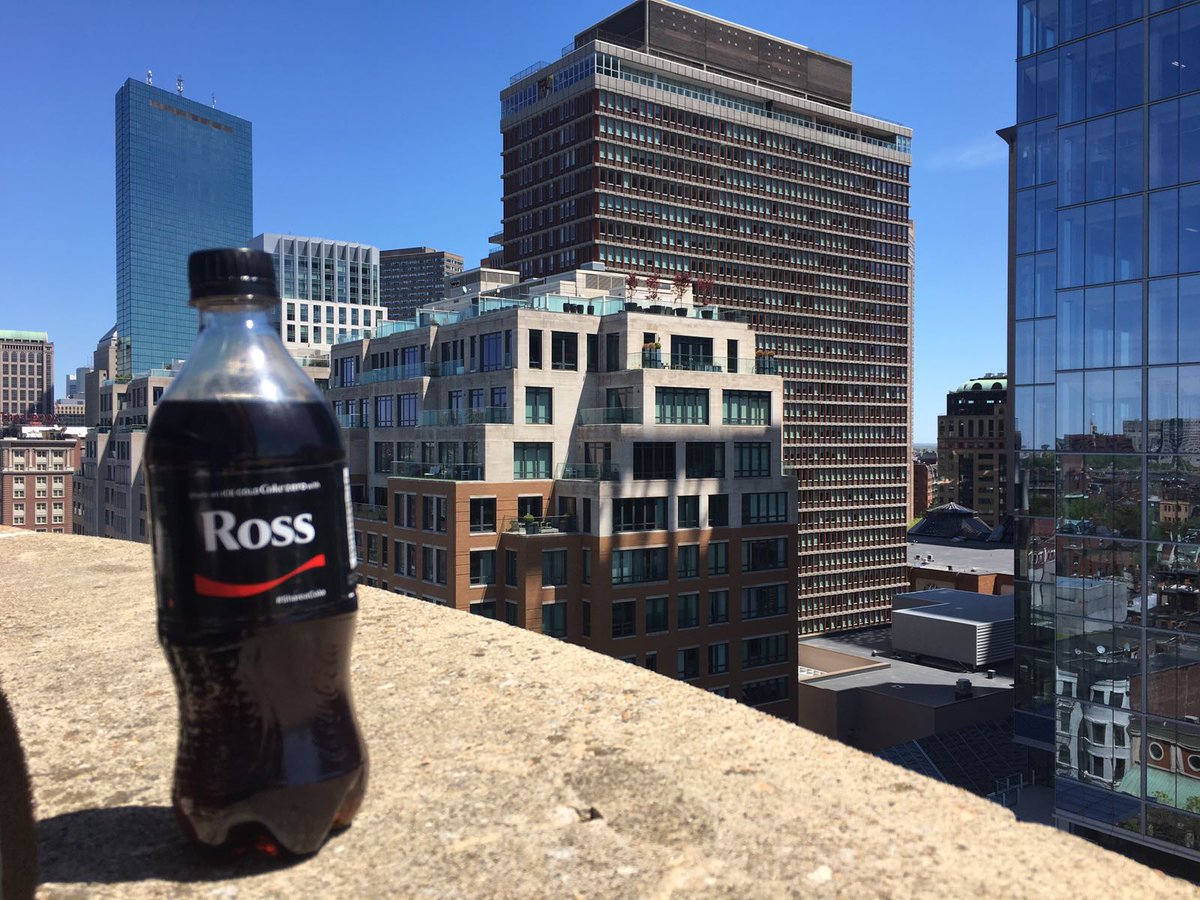 RossSearch's tweet photo. It's 73°F in Boston! Perfect day to enjoy an official Ross &amp; Company @CocaCola Zero. https://t.co/sumpwXkzmj