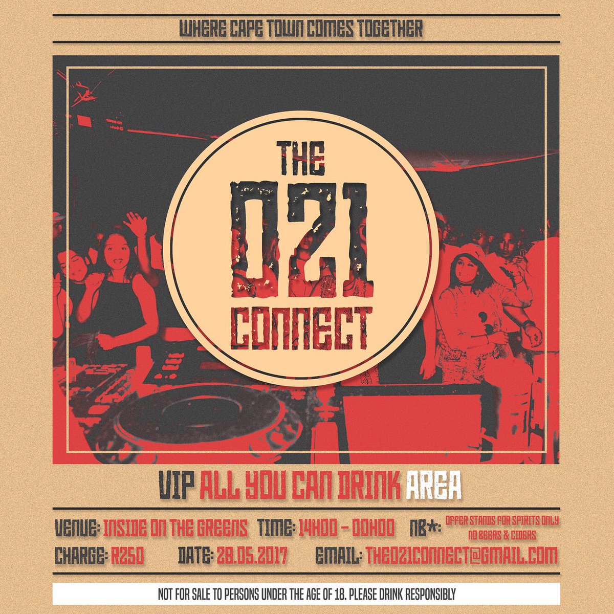 the021connect's tweet photo. THE 021 CONNECT | SUN28 MAY | INSIDE ON THE GREENS

• YOUR OFFICIAL LINE UP🚨
• LIMITED VIP: R250 (BOOK NOW)🚨

WHERE CAPE TOWN COMES TOGETHER https://t.co/WxLa4chjrh