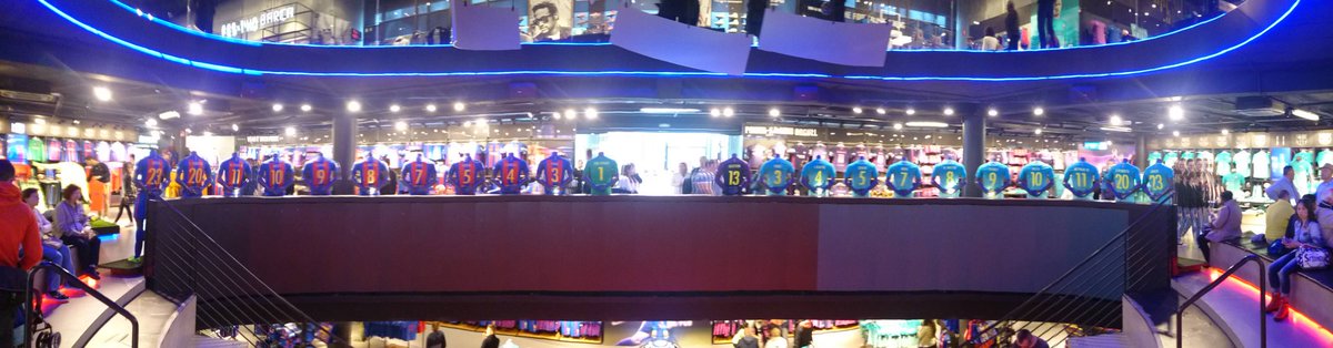 PolkaM93's tweet photo. Couldn't miss opportunity to visit #CampNou official store during #atlassiansummit2017 in #Barcelona https://t.co/cZzvBbm0wT