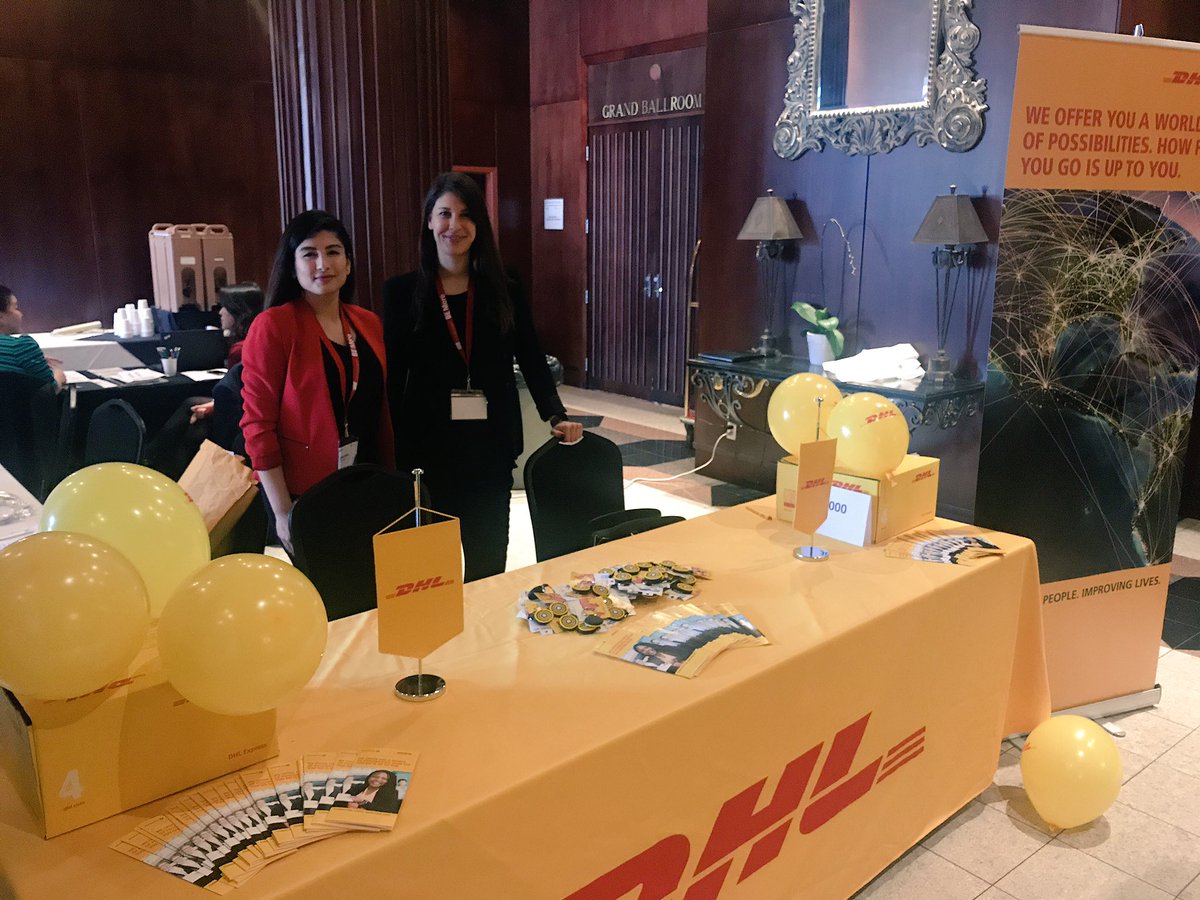 AIESECcanada's tweet photo. Our Title Sponsor: @DHLAmericas They have a workshop on professional & career development, super excited to have them here! #CANY2B https://t.co/tDZlJ9PtTT