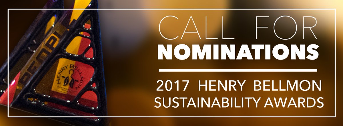 Excited to announce nominations for our annual Henry Bellmon Sustainability Awards are now OPEN! Deadline - June 6!
 bit.ly/2qx2JWQ