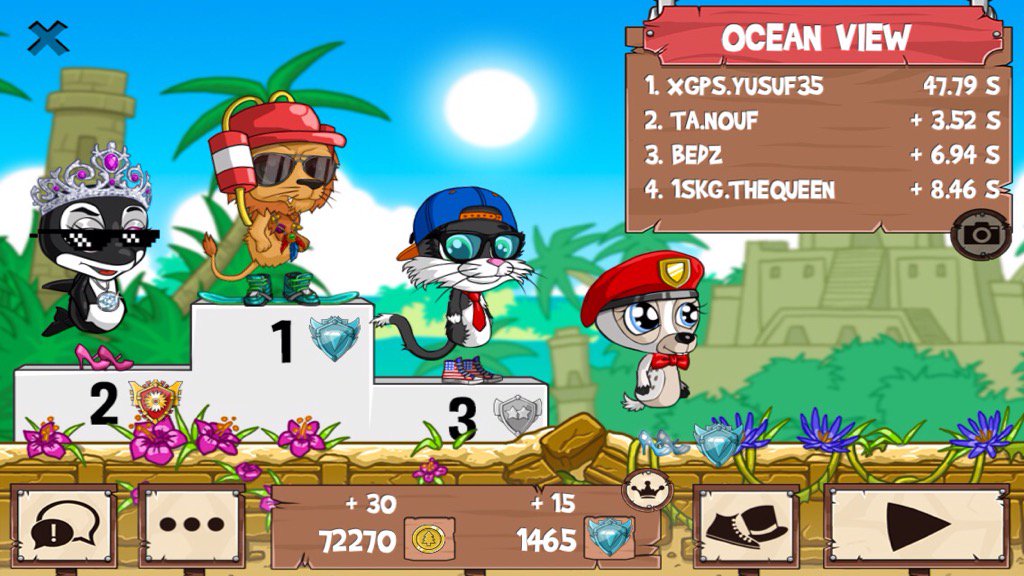 froyuncu's tweet photo. All those guys just got washed #funrun2 #Nouf #Bedz #TheQueen https://t.co/dZW1TYsd7y