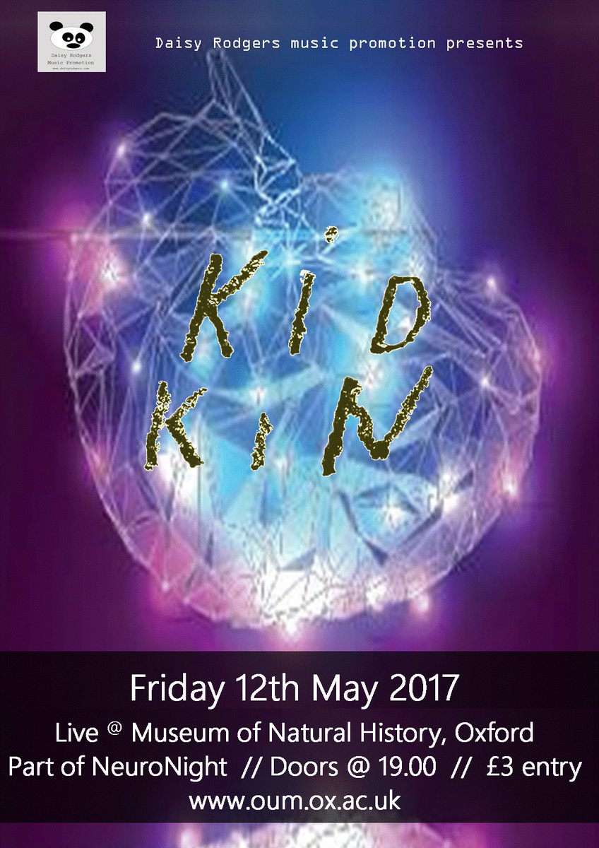 DaisyRodgers's tweet image. It's our bday at panda towers and we've treated ourselves with this super special show next Friday 12th May with the awesome @Kid_Kin