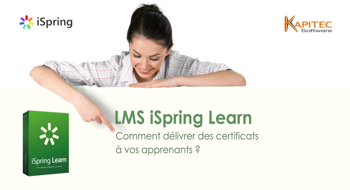 ispring_fr's tweet photo. Tutoriel #iSpringLearn #LMS. Comment délivrer des certificats à vos apprenants à l’issue d’une formation #eLearning
https://t.co/7uNYANK4J0 https://t.co/fougF4Vq06
