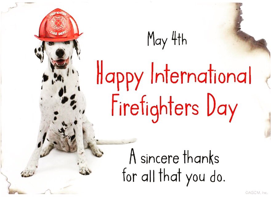 Thank you to our local fire department and our residents that are firefighters. We appreciate you.