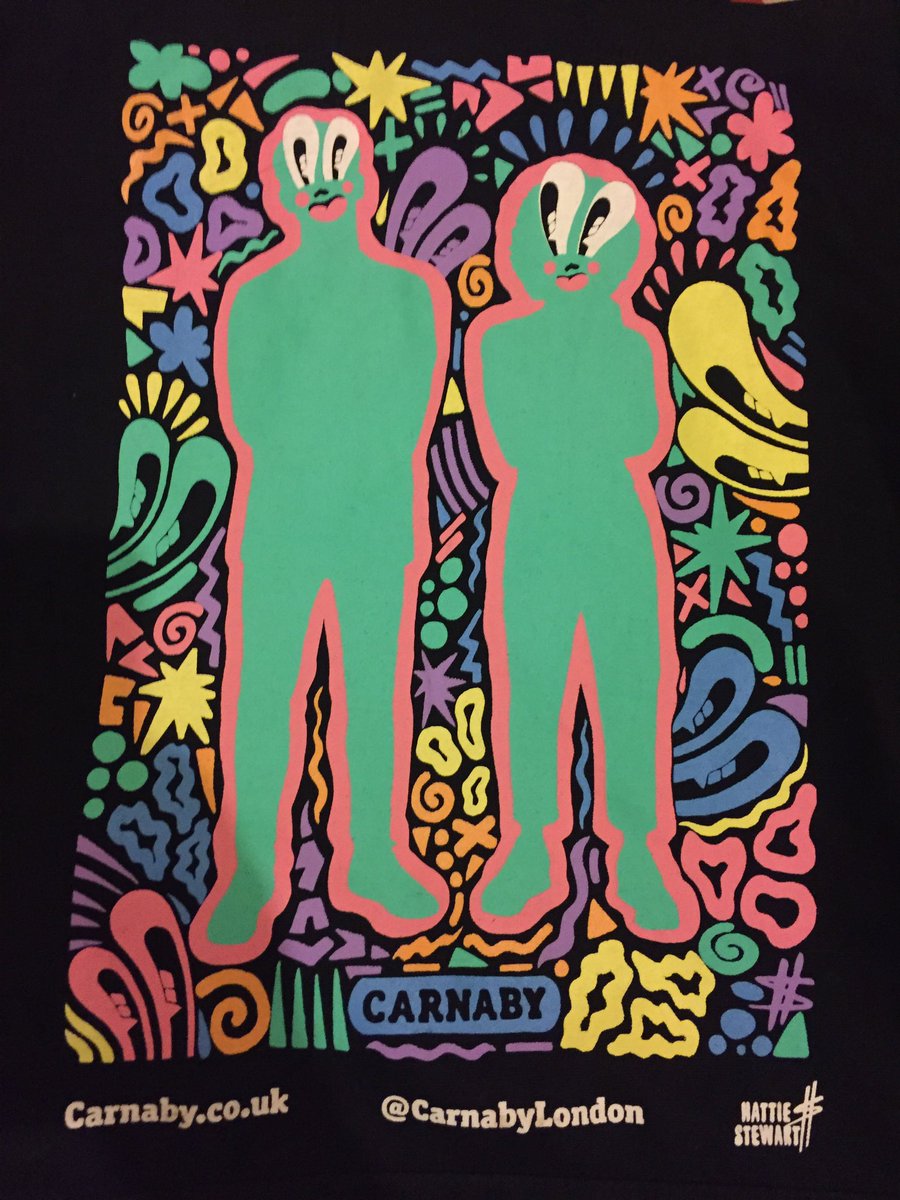 Djyeo_coffee's tweet photo. Thanks @CarnabyLondon loving @HattieDoodles illustrated street art goody tote bag from tonight's #CarnabyStyleNight @Sisteris https://t.co/u0c0Bg8rBw