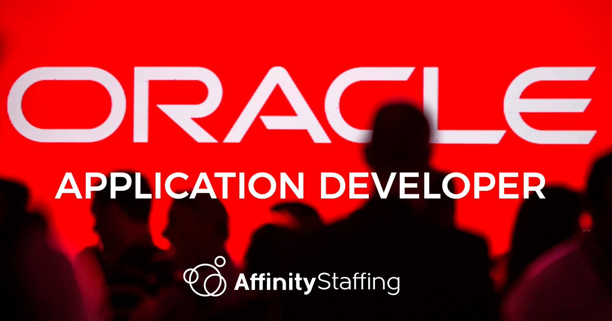 AffinityJob's tweet image. Seeking an Oracle Application Developer on a contract basis.
Apply here: ht.ly/AX3630brAto
#oracle #oracleapplication #crm #developer
