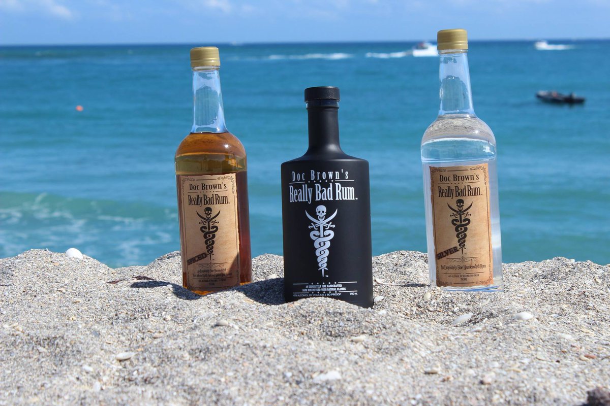 Get off that beach bum, Doc's got some free #rum. Stop by complimentary Really Bad Rum tastings in #FL this weekend: ow.ly/913f30brj3e
