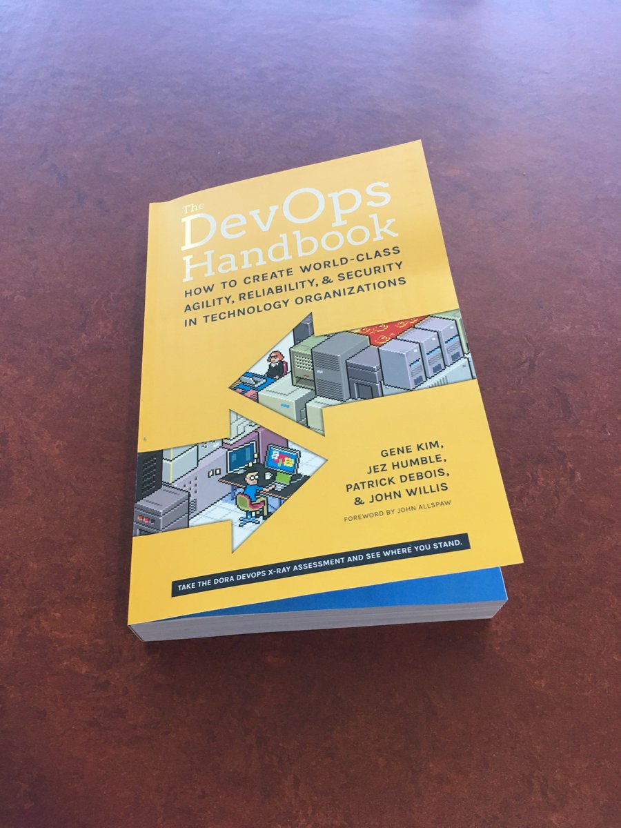 Thanks so much for the book, <a href="/VictorOps/">VictorOps 👩‍💻👨‍💻</a>! And thanks <a href="/DoDAustin/">DevOpsDays Austin</a> for the all-star speakers!