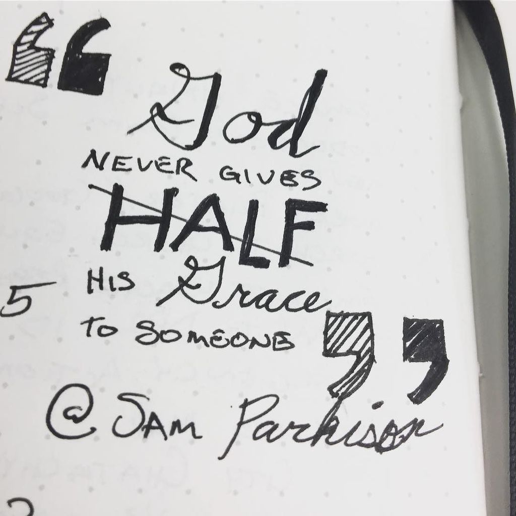 ShawnCantrell's tweet photo. "God never gives half His grace to someone" @samuel_parkison #stilldigesting @emmauskc https://t.co/M2l5s3bVxG https://t.co/1ZQT4aEdll