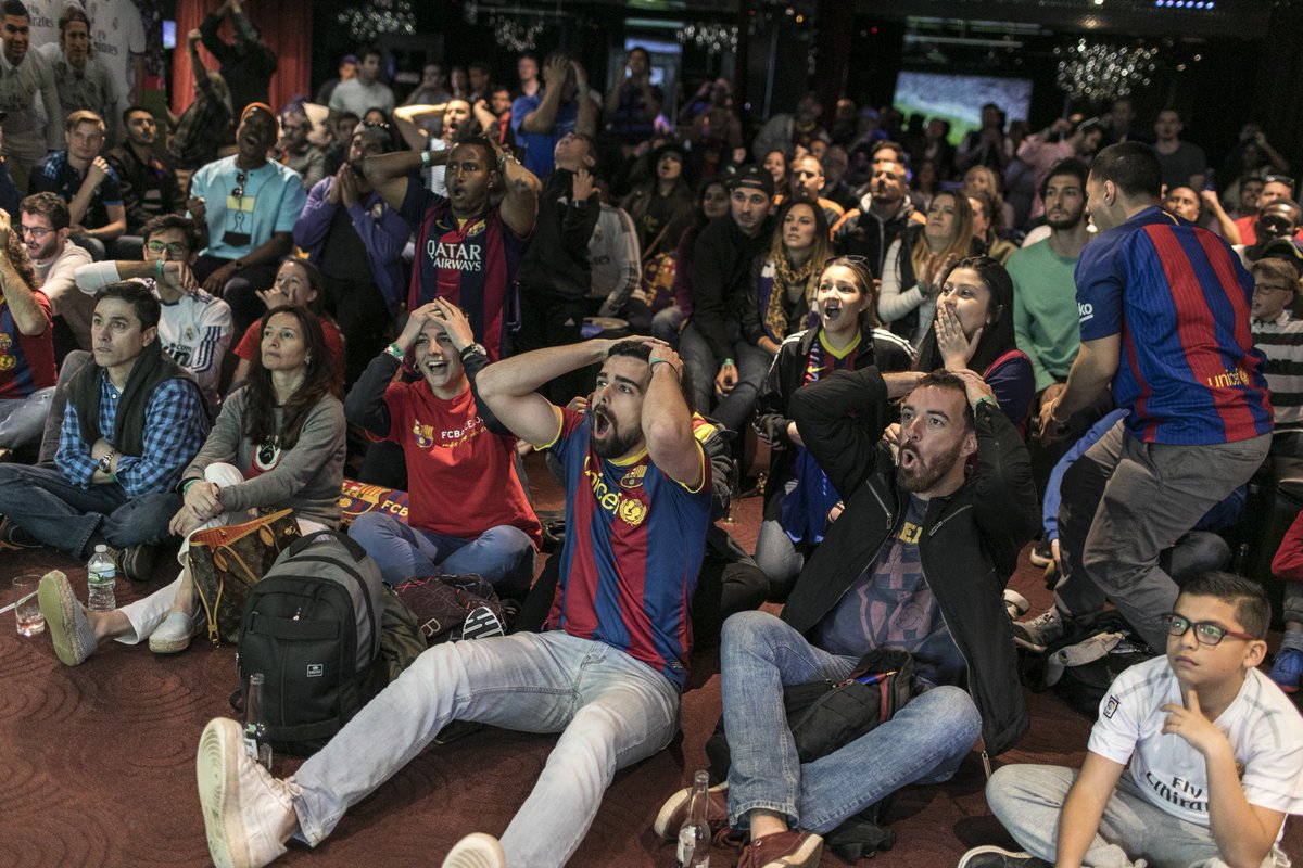 ISDEUSA's tweet photo. Congratulations to our collaborators @FCBarcelona and @LaLiga for organizing the first Watching Party of El Clásico in New York. https://t.co/ThcC1BOHT7