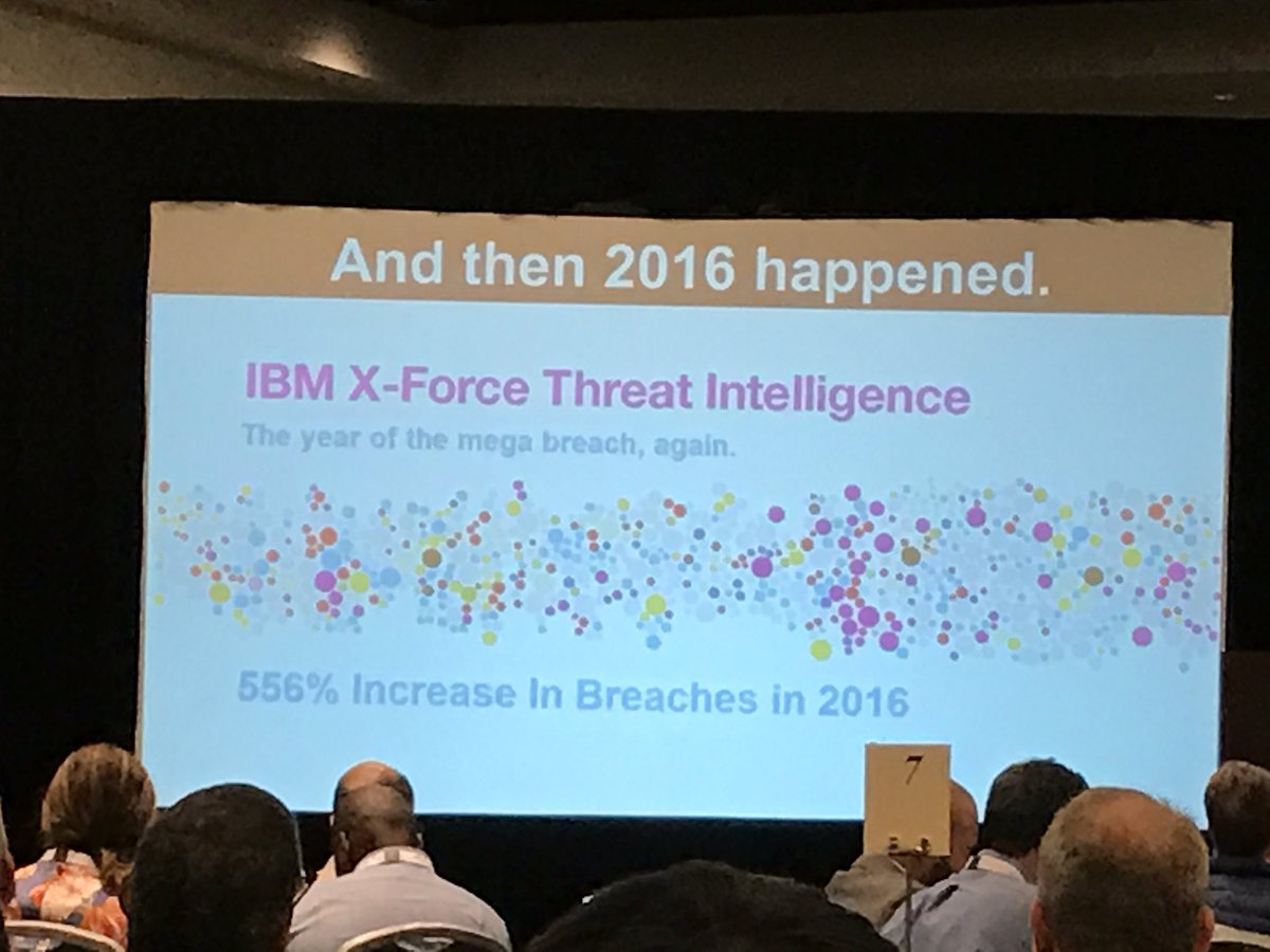 bpalanov's tweet photo. Trevor Parks @hackingzero from @MASERGY showing alarming #security #breach data! 556% increase in 2016! @secureCISO @faradaycorp https://t.co/PcoJjQAYpQ