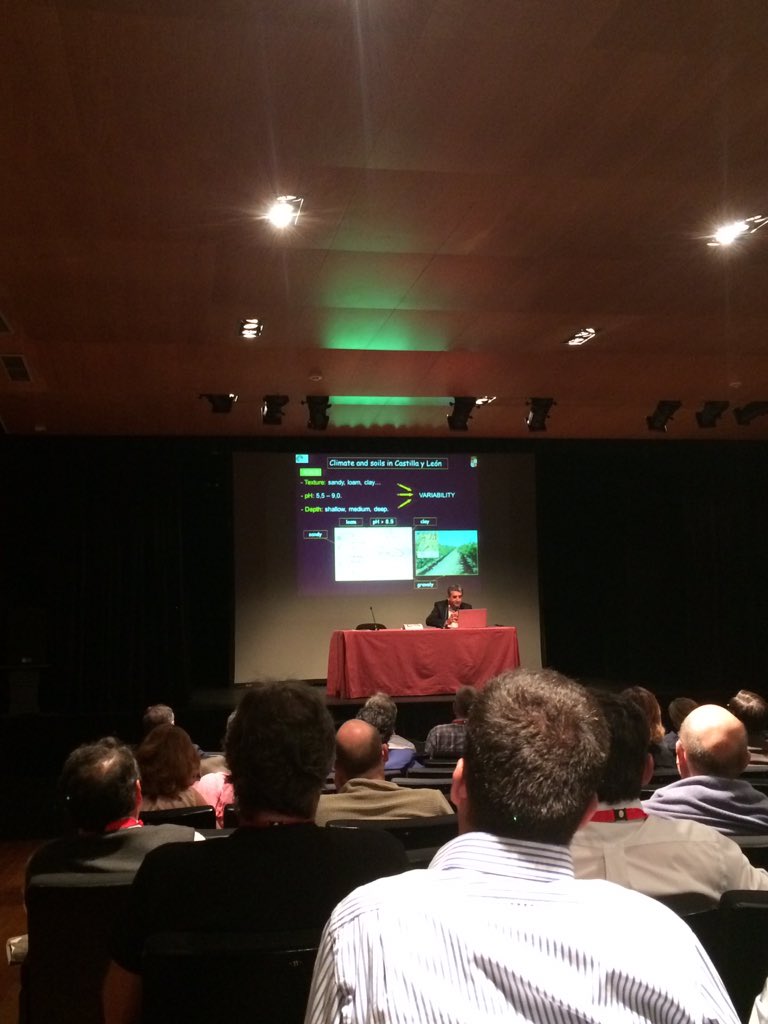 FernandLazaro's tweet photo. Magnífica master class de #jesusyuste de #itacyl sobre castas y sistemas de cultivo en #cyl @concoursmondial @CMB_Valladolid #tierradesabor https://t.co/sBqlTLVBIz