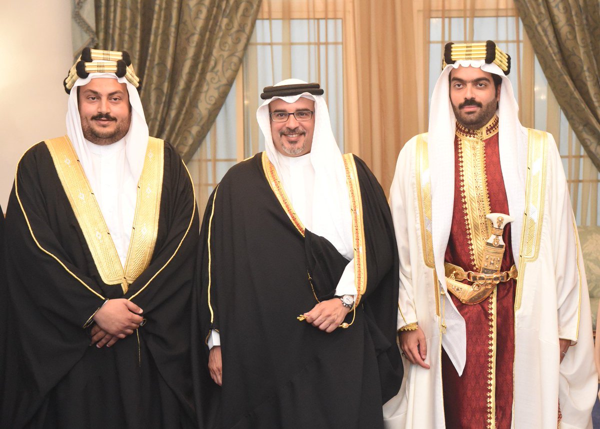 Deputy King Prince #Salman_bin_Hamad attends HH Sh. Nader bin Mohammed bin Salman's wedding ceremony #Bahrain